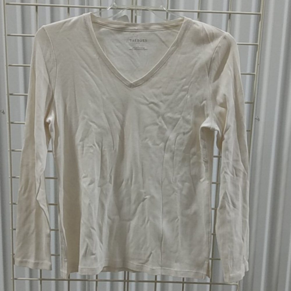 Talbot's V Neck Knit Top